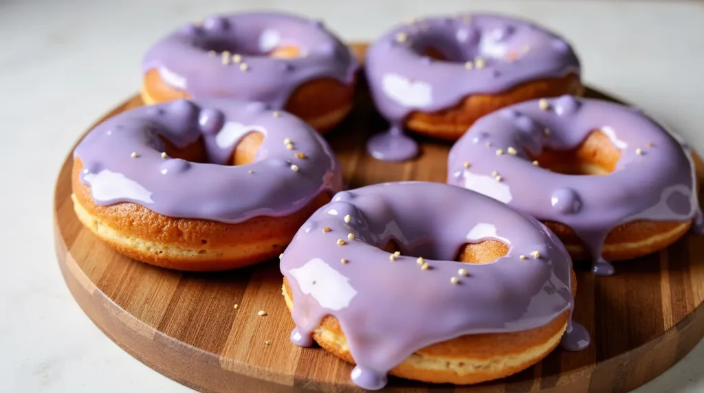 Blueberry Cake Donuts