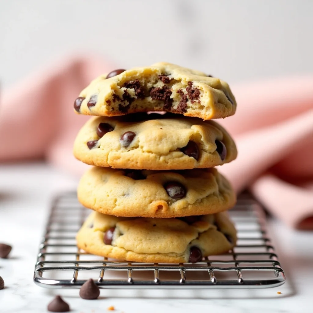 Thick Chewy Chocolate Chip Cookies