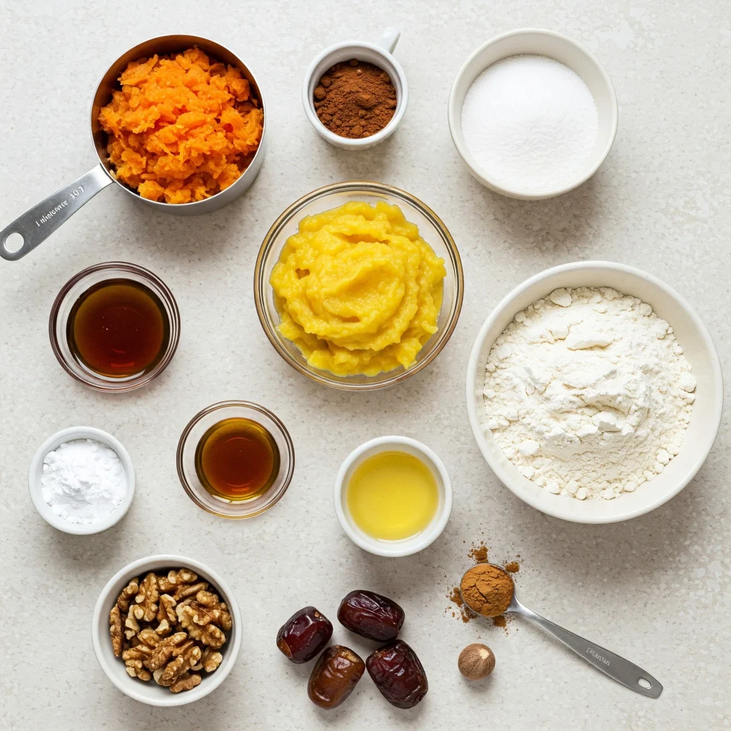Banana Carrot Muffins Ingredients