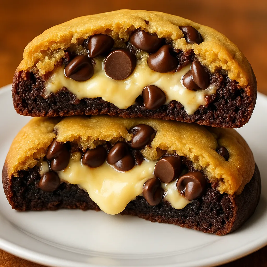 Cheesecake Stuffed Chocolate Chip Cookies