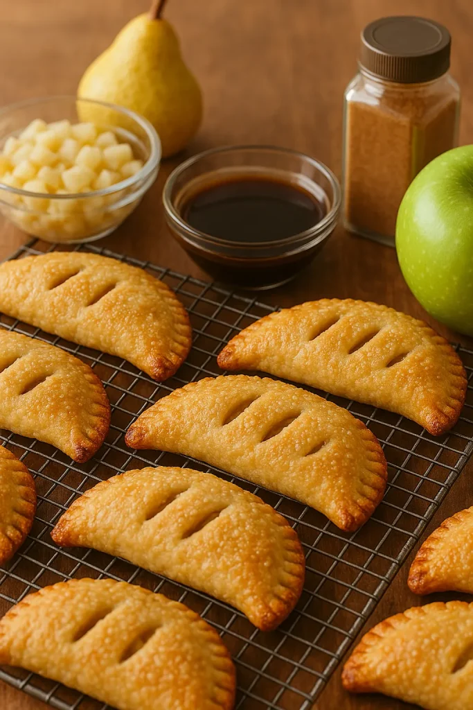 Rustic Apple and Pear Hand Pies
