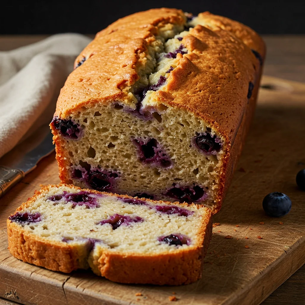 Keto Blueberry Lemon Bread