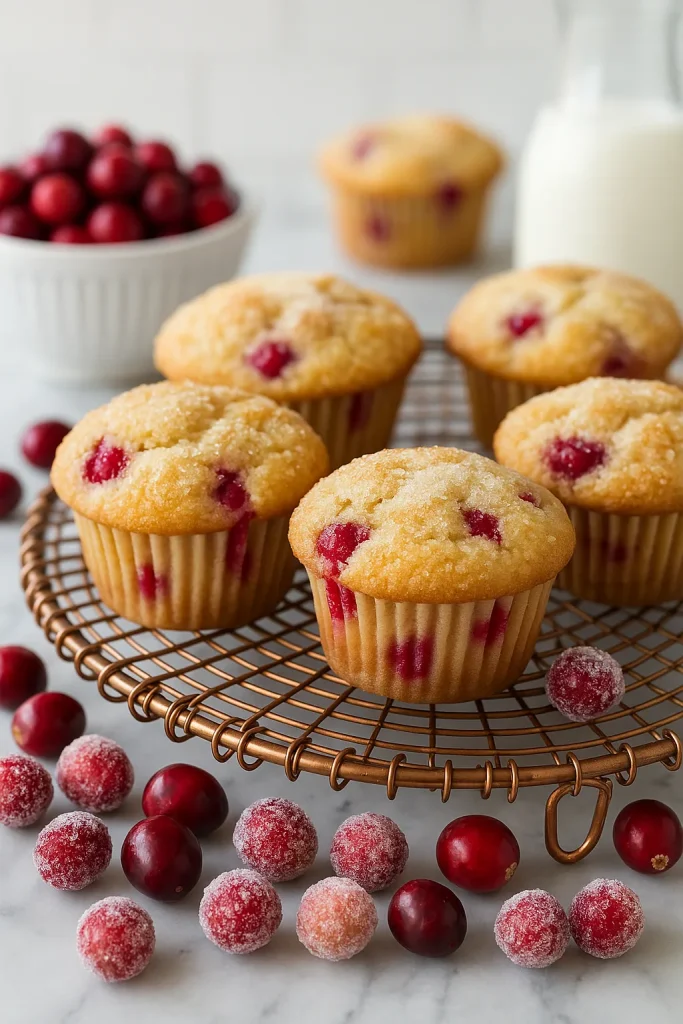 White Chocolate Cranberry Muffins