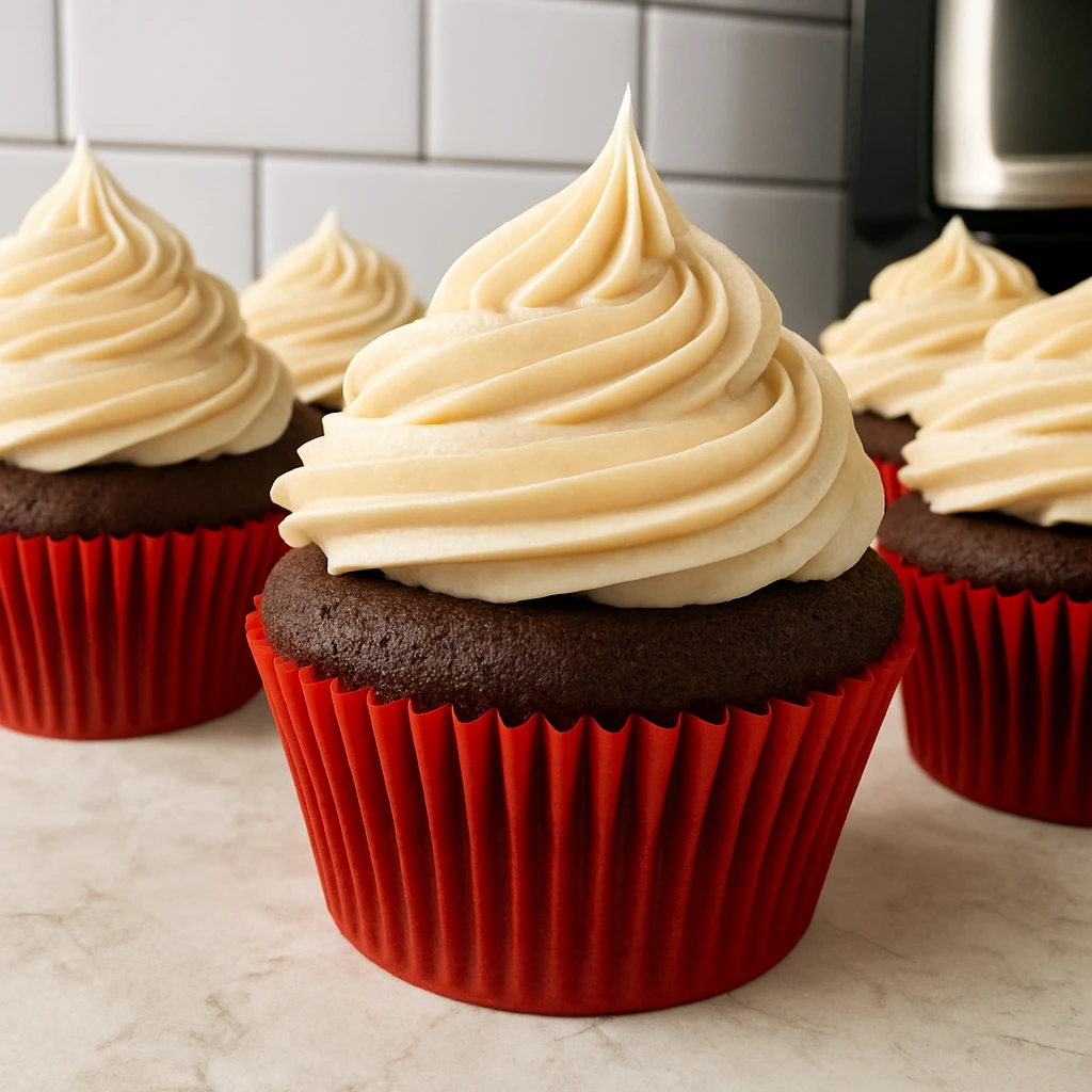 Irish Cream Coffee Cupcakes