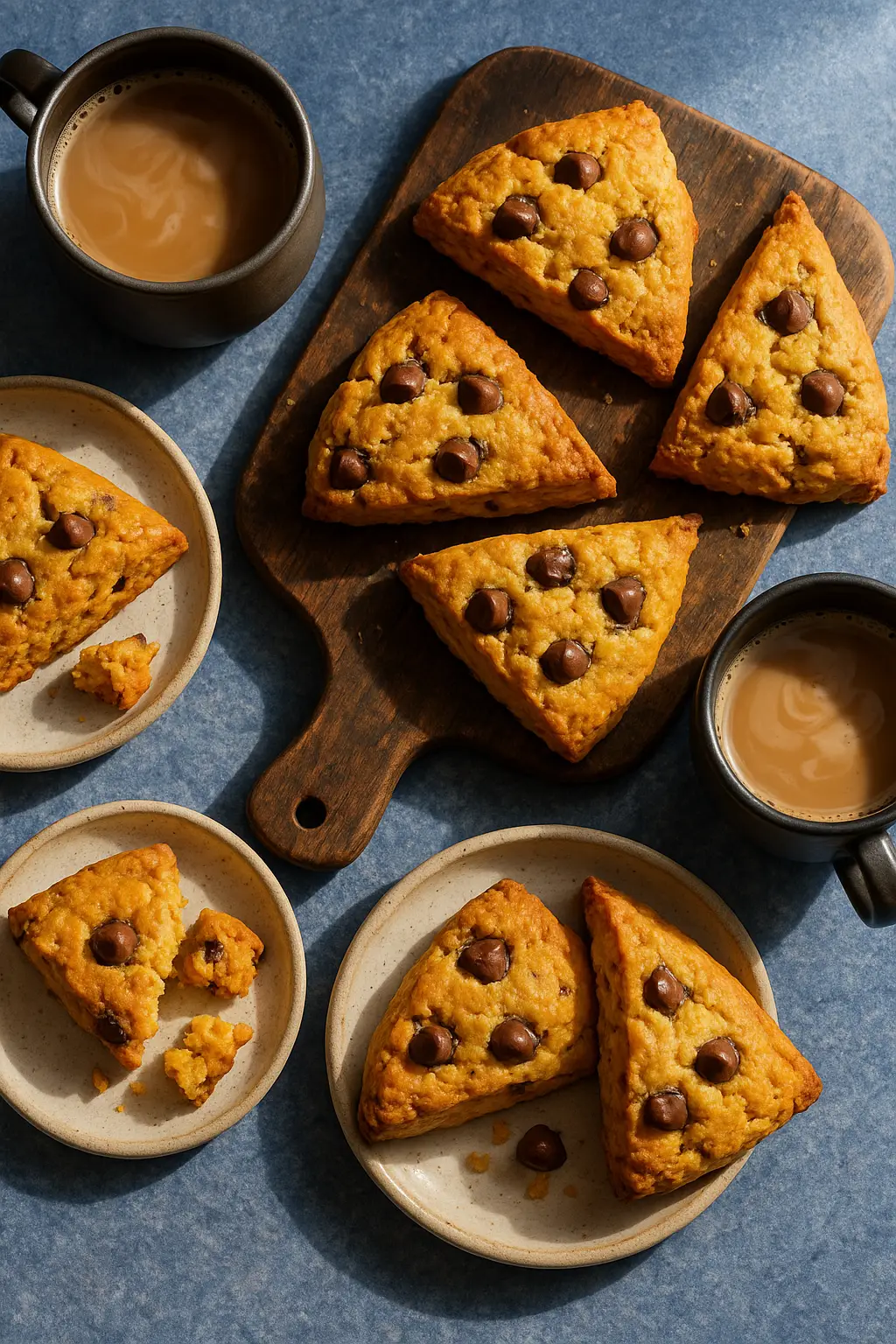Pumpkin Chocolate Chip Scones