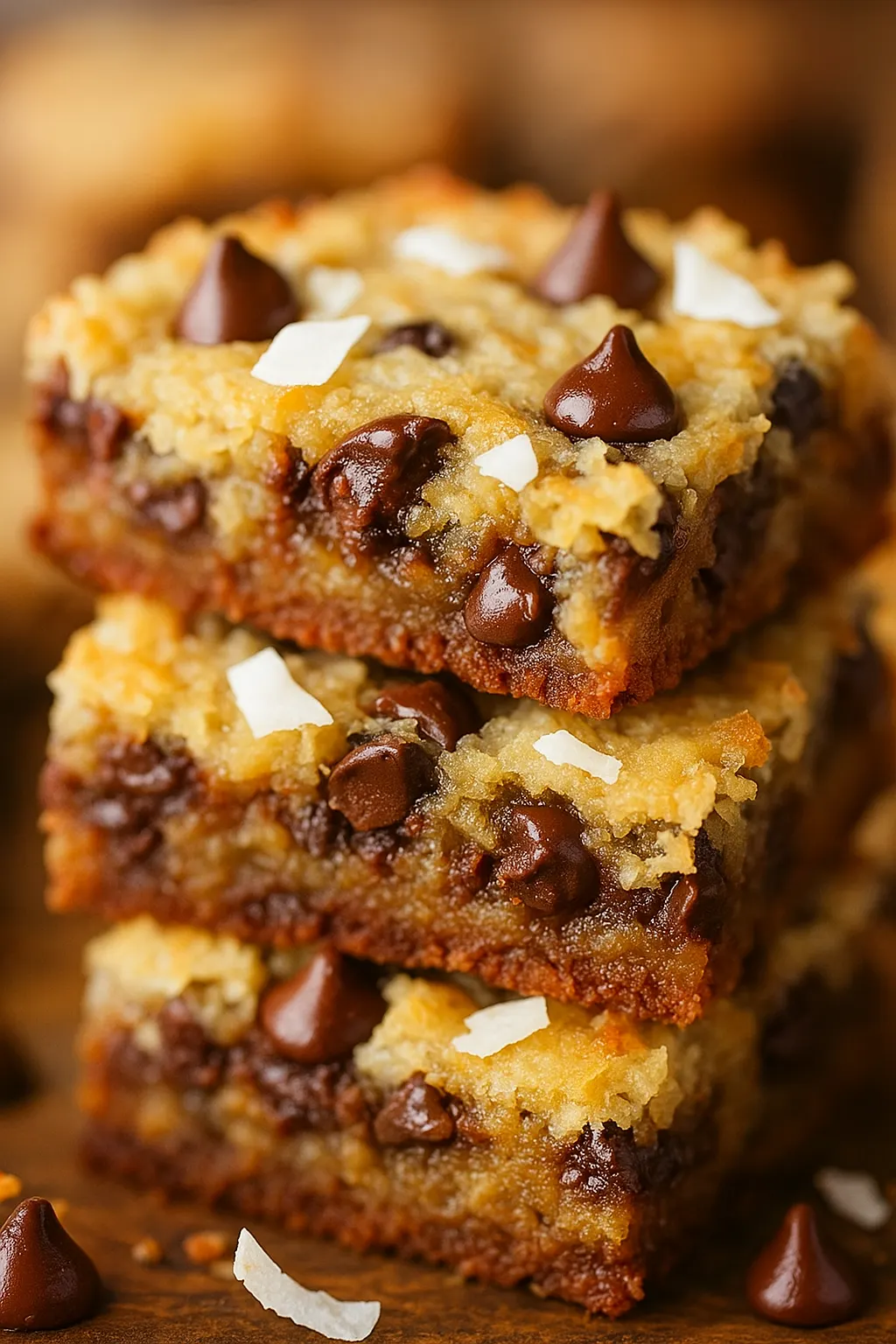 Chocolate Chip Coconut Bars