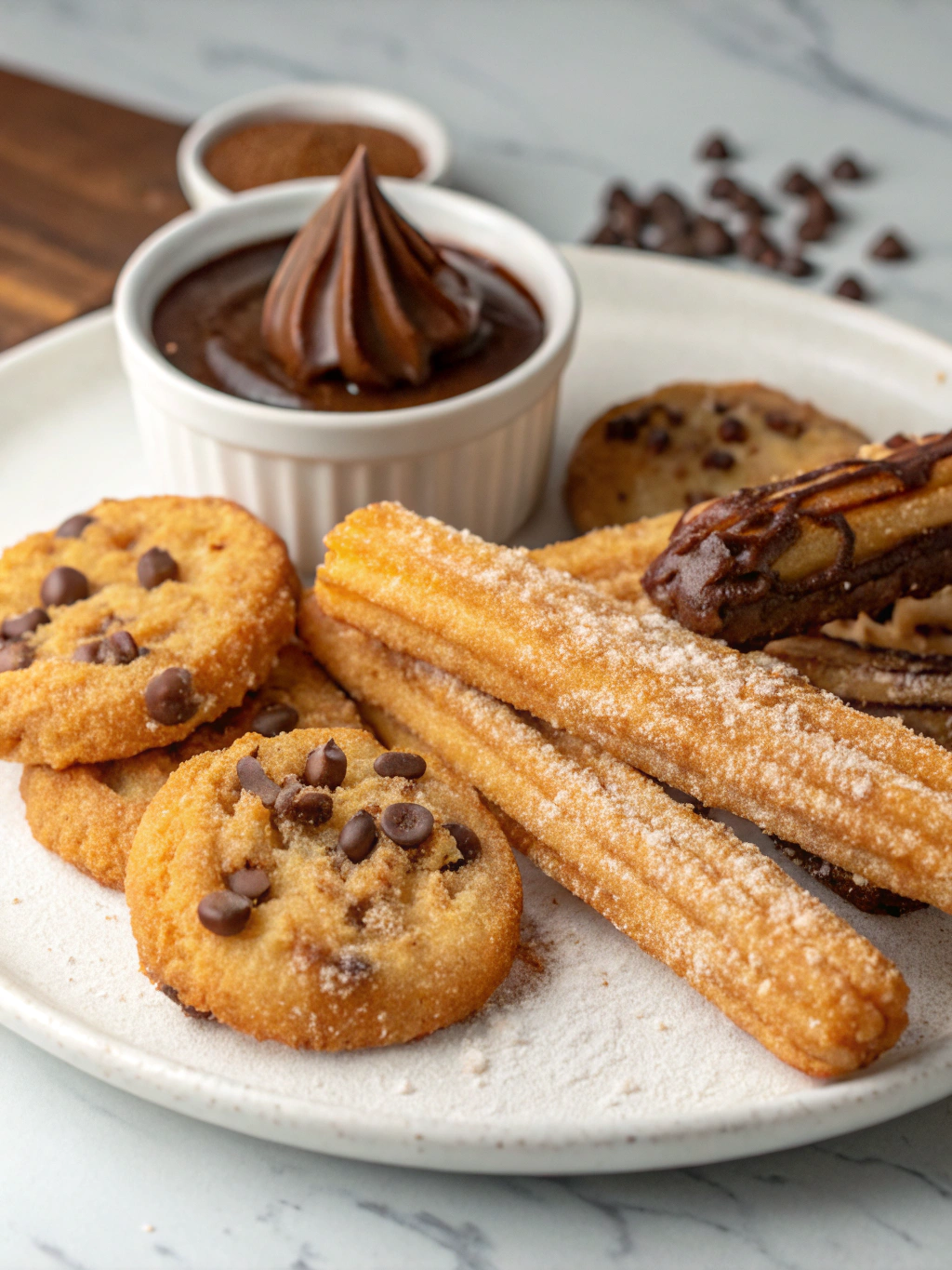 Chocolate Churro Cookies