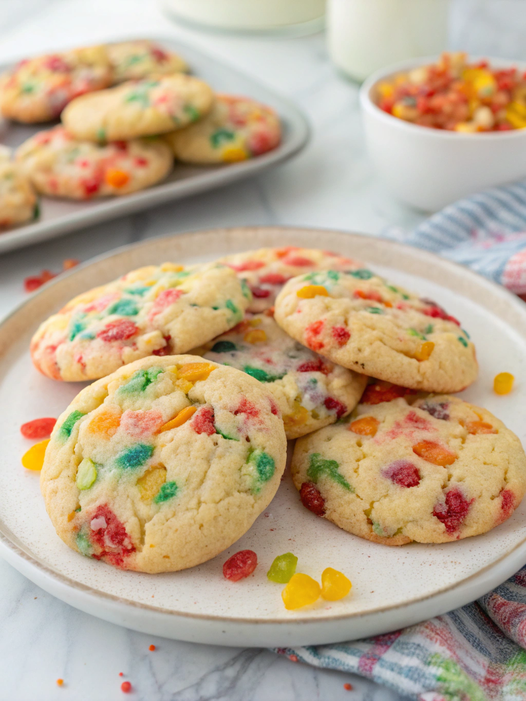 Fruity Pebbles Sugar Cookies