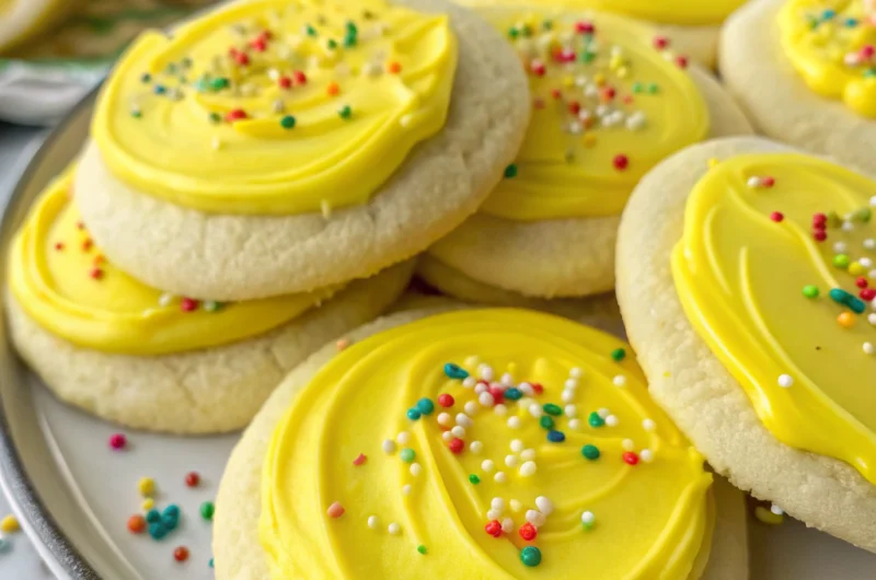 Zesty Lemon Frosted Cookies